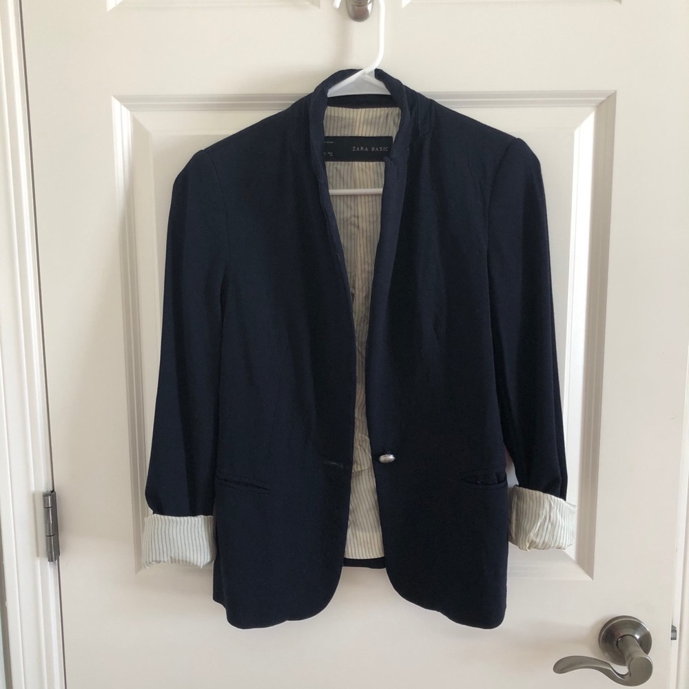 Zara Navy Blazer